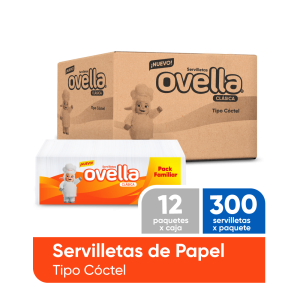 Servilleta  Coctel 3600 Unidades