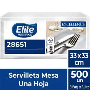 Servilleta  Elite Mesa Flores una Hoja 4500 unidades